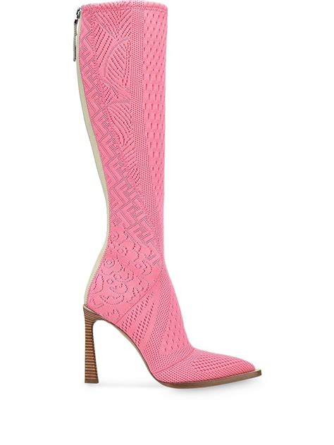 fendi fframe pointed toe boots|FENDI FFrame Pointed Toe Boots .